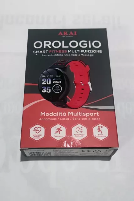 SMARTWATCH AKAI K FIT 300 orologio multifunzione smart NUOVO EUR 11 90 PicClick IT