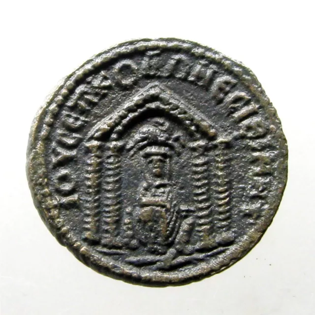NISIBIS MESOPOTAMIA AE25_____Philip I - Roman Provincial_____TETRASTYLE TEMPLE