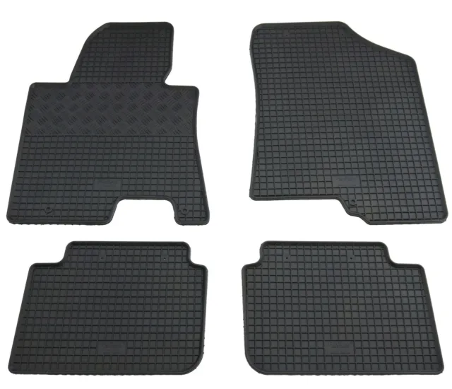 Gummifußmatten für Hyundai I30 2 GD ab 2011- Passform Fußmatten Gummimatten 4tlg