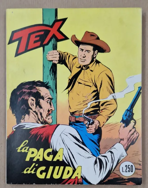 Fumetto-Tex Gigante-La Paga Di Giuda-N.106-Lire 250-Tre Stelle-1972-Ed.araldo