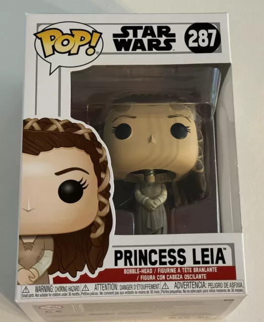 Funko Pop Star Wars PRINCESS LEIA 287 Endor Ewok Outfit Vinyl Figure ROTJ New