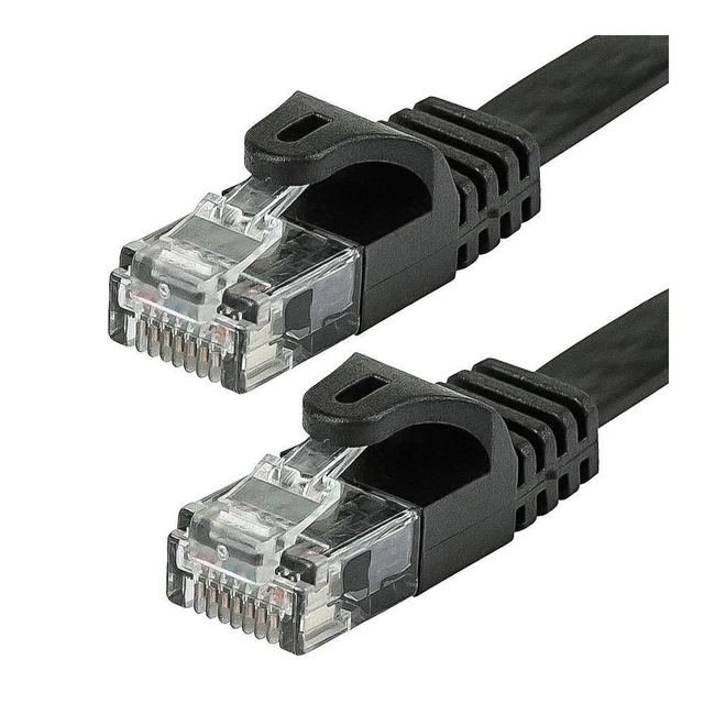 MONOPRICE 9554 Patch Cord,Cat 5e,Flexboot,Black,30 ft.