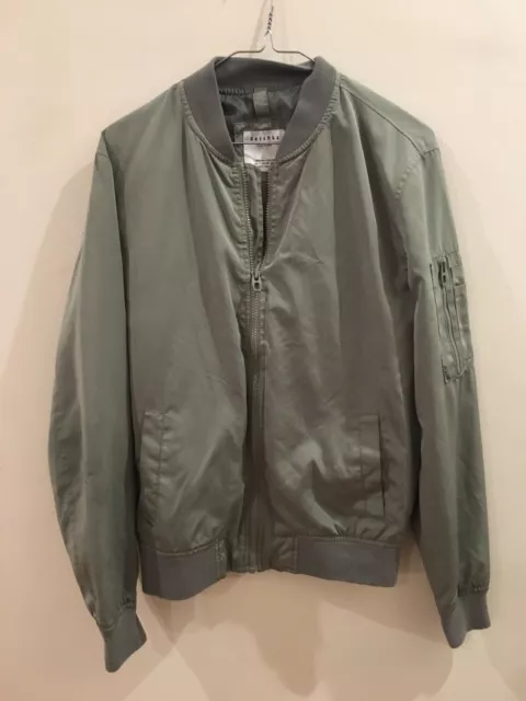 Bershka green on sale bomber jacket