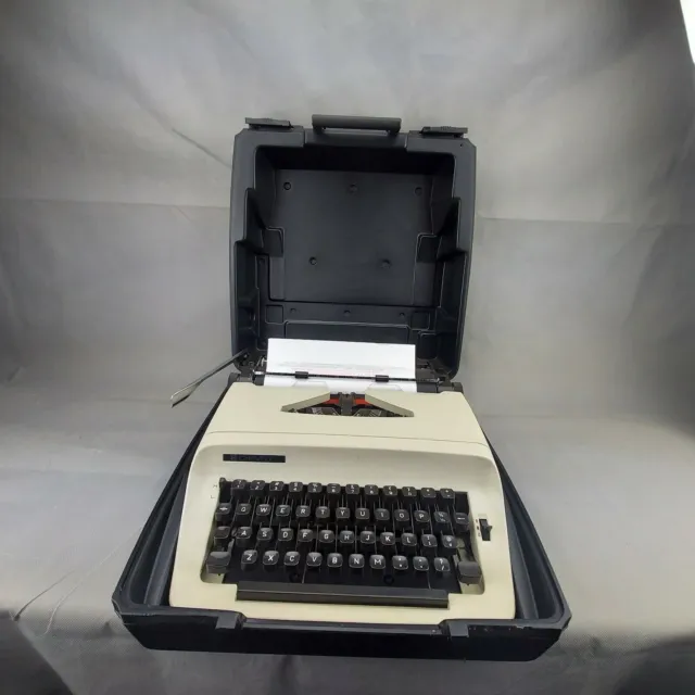 Máquina de escribir manual vintage Chevron fabricada en Japón con estuche...