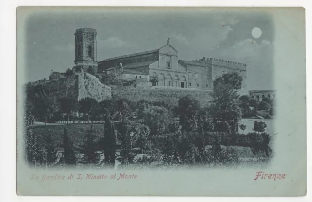 Italy, Firenze, La Basilica di S. Miniato al Monte Early Postcard, B003