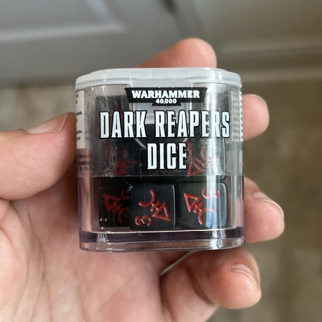 Warhammer 40k Aeldari Craftworld Eldar - Dark Reapers Dice Lot (oop plastic)