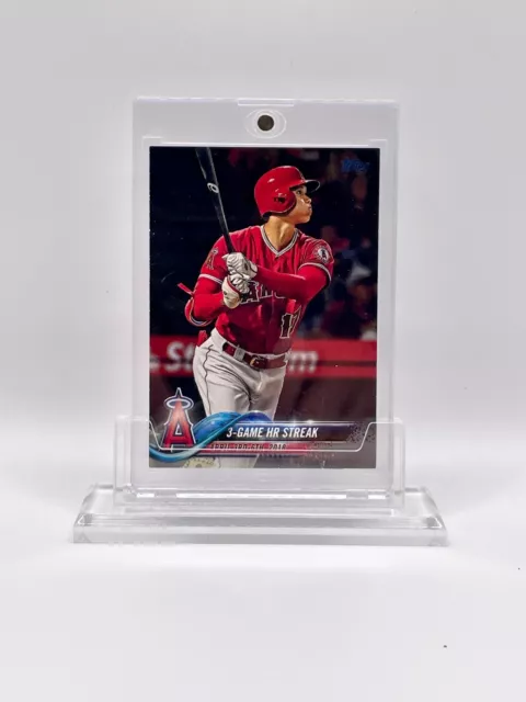 Tarjeta de novato Shohei Ohtani 2018 serie Topps radiocontrol #us189