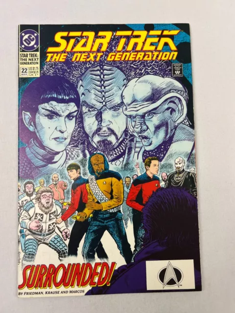 Star Trek: The Next Generation #22 - DC Comics - 1991 - Aug - Excellent
