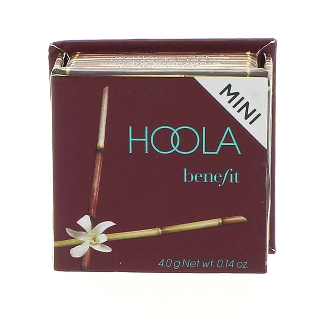 Polvo bronceador mate Benefit Hoola 4g mini con cepillo bronceado medio - NUEVO