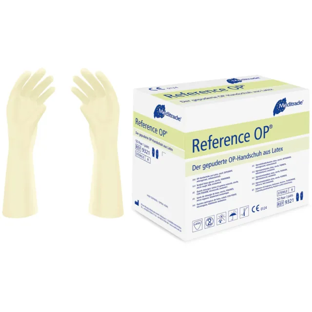 Reference™ OPOP-Handschuh aus Latex, gepudert, Gr. 6