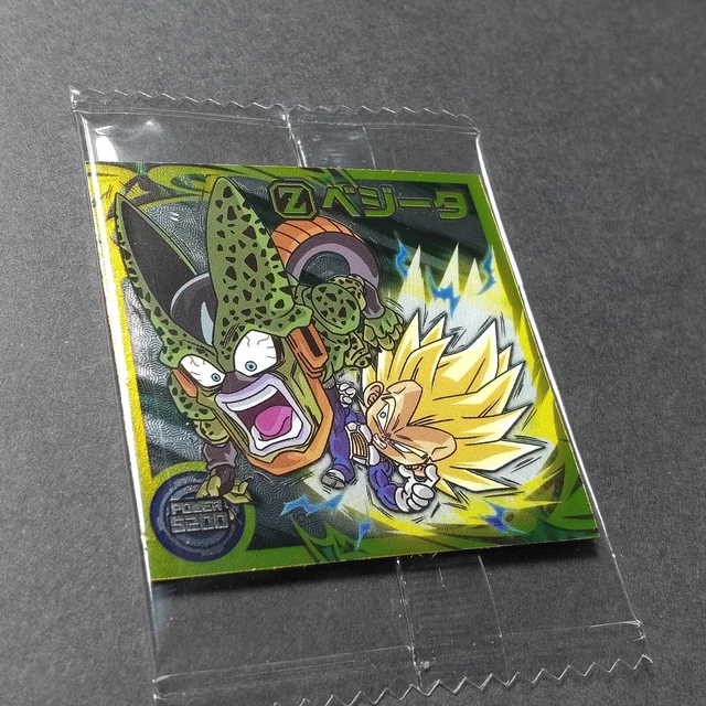 VEGETA CELL DRAGON Ball Wafer Sticker Seal SR No.Super3-13 Bandai Japan ...