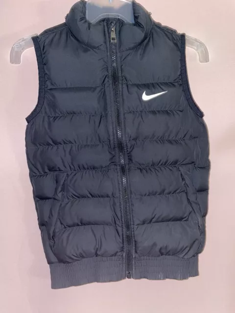 NIKE GILET BOYS Size Small Age 8 10 Years Black Puffer Body Warm
