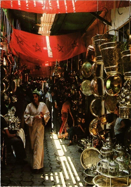 CPM AK MOROC INFINI-Souk de dinandiers (343323)