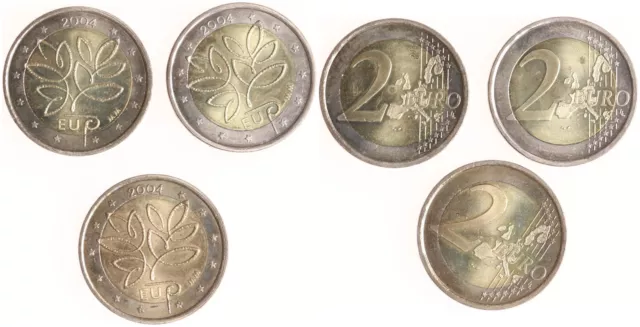 Finnland 3 x 2 Euro 2004 - EU-Erweiterung - Stgl.