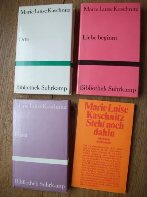 Konvolut 4 Bücher MARIE LUISE KASCHNITZ Elissa ORTE Liebe beginnt STEHT NOCH ...