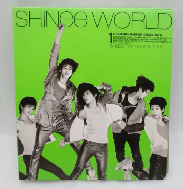 Shinee CD The First Album World Coreano Versione Taemin Jonghyun Minho Onew Key