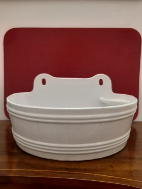Antica Ceramica S.C RICHARD RECIPIENTE DA MURO CON PORTA SAPONETTA LATERALE Antica Ceramica S.C RICHARD RECIPIENTE DA MURO CON PORTA SAPONETTA LATERALE