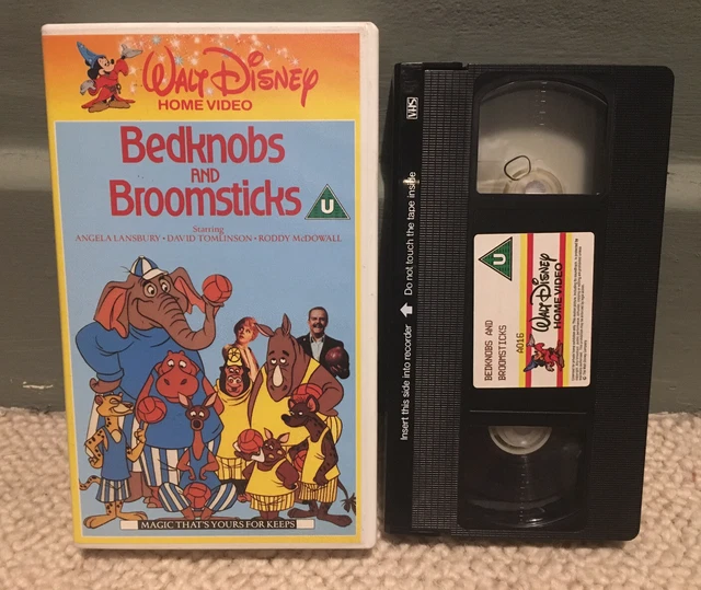 Bedknobs Broomsticks 1971 Original Disney Uk Vhs Rental Small Box