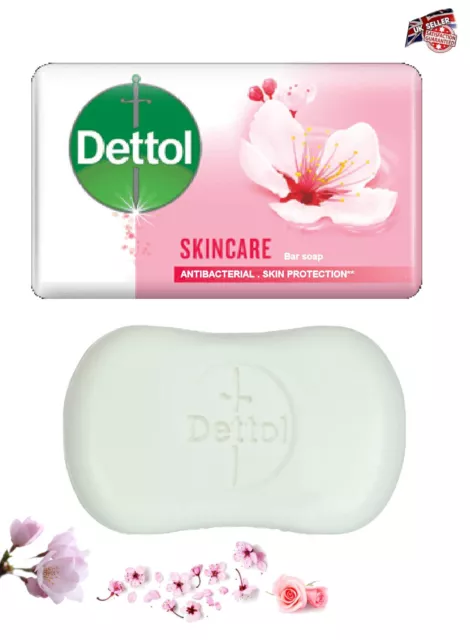 Dettol Hautpflege antibakterieller Schutz Seifenriegel Hautpflege Sakura Blossom 60g