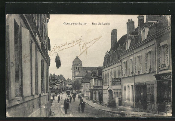 CPA Cosne-sur-Loire, Rue Saint-Agnan