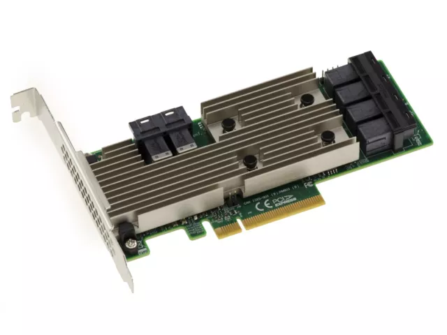 Carte contrôleur PCIe 3.0 SAS + SATA - 12GB - 24 PORTS INTERNES - OEM 9305-24i