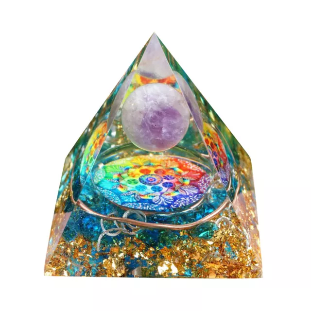 5 cm Orgonitpyramide heilen Chakra Kristall Stein Energie Orgon Akkumulator