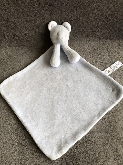 ASDA GEORGE BLUE Teddy Bear Baby Comforter Blanket By Billie Faiers 9.99 PicClick UK
