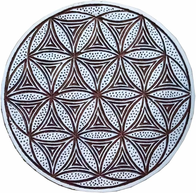 Indischer Design-Druckblock handgemachte schöne dekorative Textil-Holzstempel