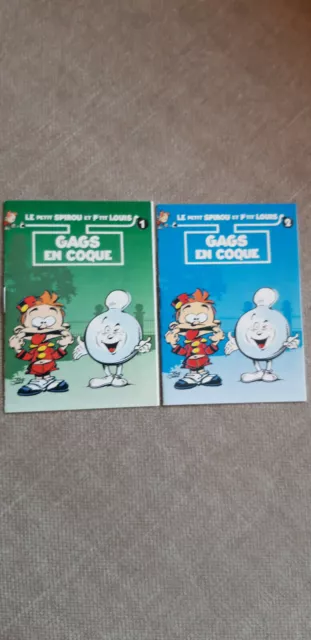 LE PETIT SPIROU P'TIT LOUIS TOME JANRY 1994 mini album recueil de gags publicité