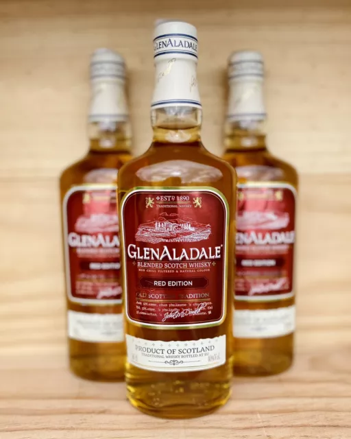 Tollvom Zoll GlenAladale 3x0,5l BIended Scotch Whisky RED EDITION 40% Schottland
