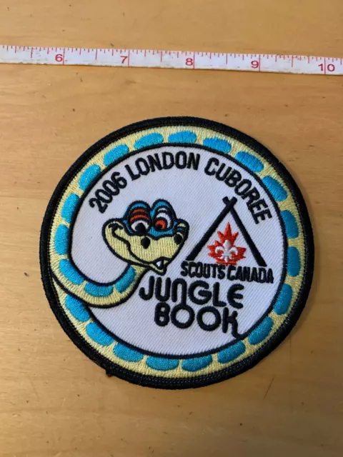 2006 London Cuboree Scouts Canada Jungle Book Patch / Badge