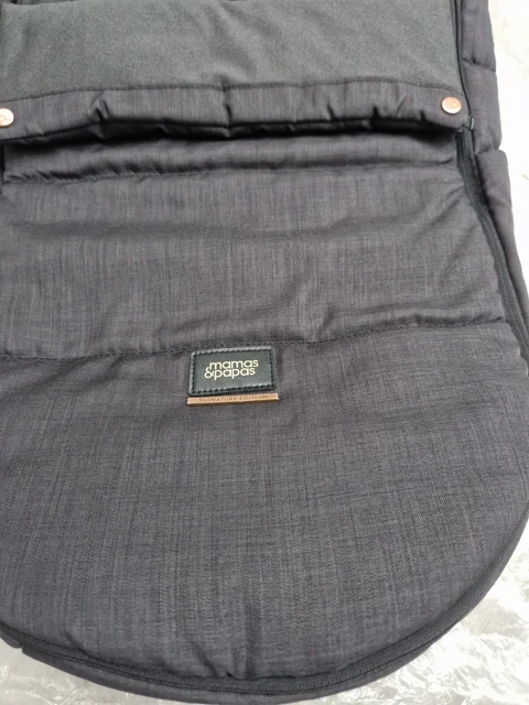 Mamas & Papas Pram Flip XT3 Cosytoes Footmuff Ocarro  XT2 BLACK COPPER _clean_ 3