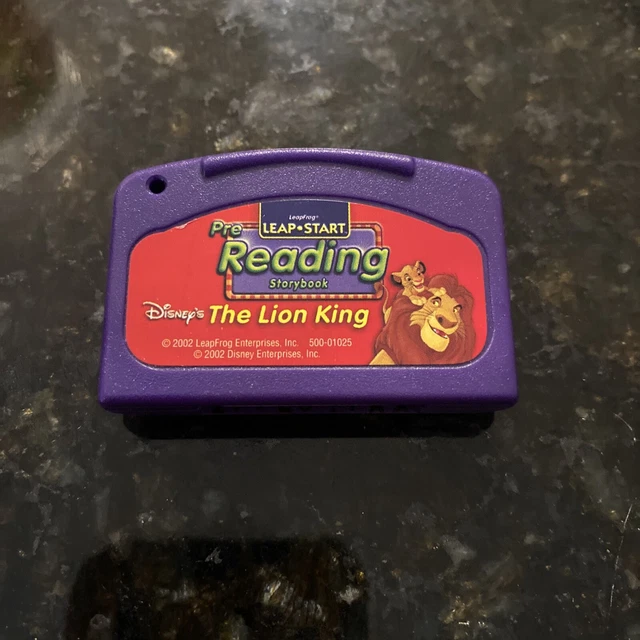 LEAPFROG LEAP START/PAD The Lion King Disney's PreReading Cartridge