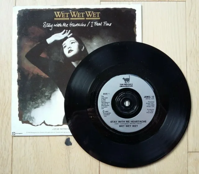 Wet Wet Wet - Stay With Me Heartache (Very Good Condition 7" Vinyl)