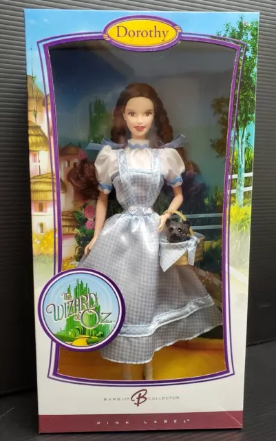 2006 Barbie The Wizard of Oz Dorothy Doll w/Toto Collector Pink Label New