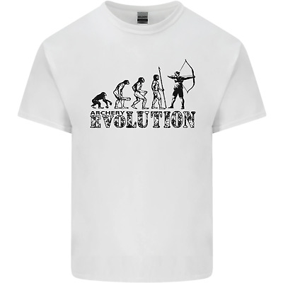 Evoluzione di un arciere FUNNY Tiro Con L'arco Archer Da Uomo Cotone T-Shirt Tee Top