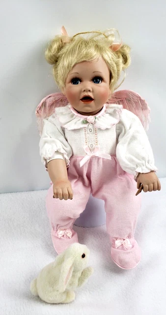 1997 Ashton Drake Charity Is a Blessing Porcelain Doll Angel Ruth Mattingly 15in