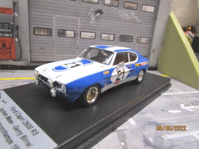 FORD Capri RS2600 Racing 24h Spa 1971 #21 Mass Birell Trofeu Scala43 1:43