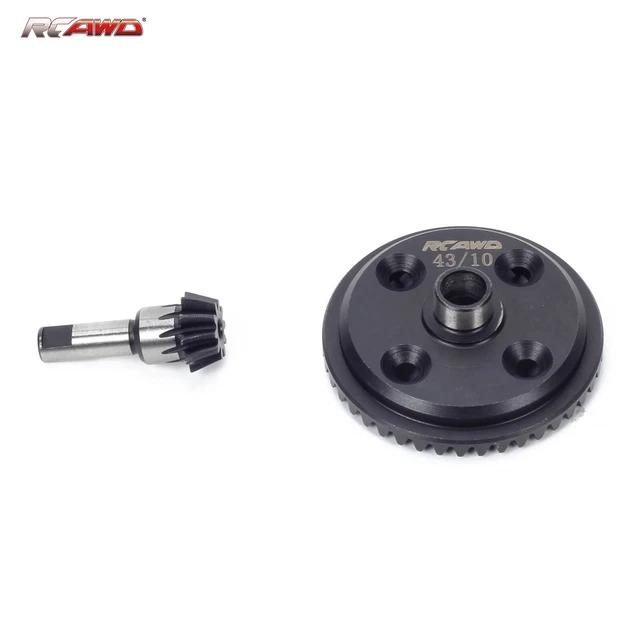 Set Completo Differenziali Anteriore E Posteriore Con Ingranaggi 43T E 10T Per ARRMA Fireteam 6S BLX - Foto 1