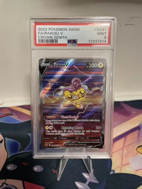 Raikou V - GG41/GG70 Full Art Ultra Rare - Crown Zenith – JAB Games13