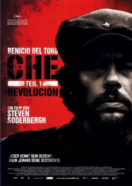 Che - Teil 1 - Revolucion ORIGINAL A1 Kinoplakat gerollt Benicio Del Toro