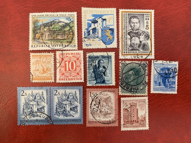 Briefmarken, Österreich kleines lot 14, Siehe Foto
