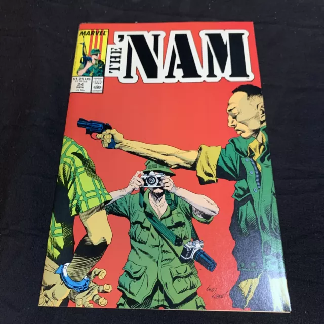 The 'Nam #24 Marvel 1988 Comic Book Graphic Novel Army Military Kg War