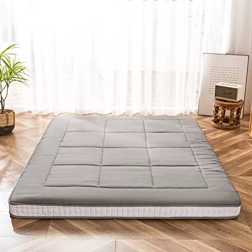 Materasso futon, imbottito pavimento giapponese materasso trapuntato letto 3