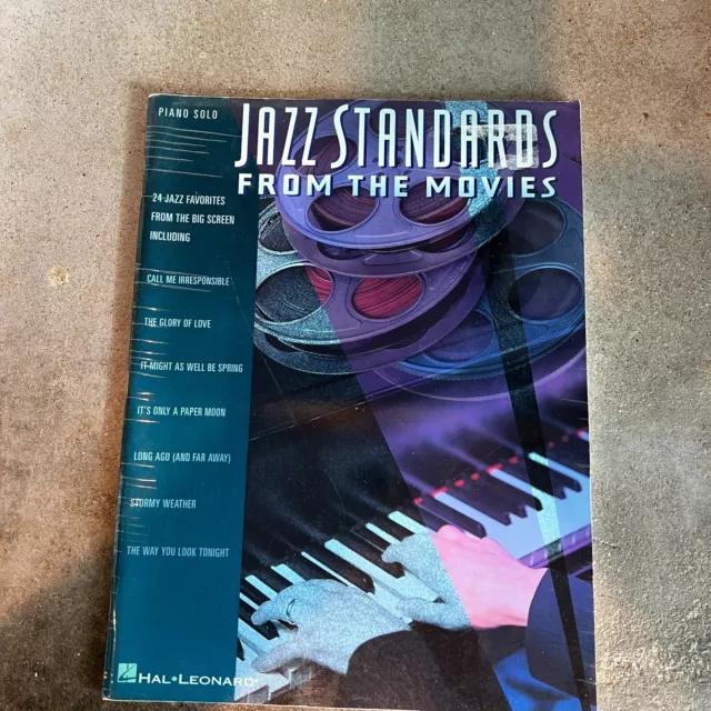 Jazz Standards From The Movies Paperback Piano Solo Hal Leonard Publishing