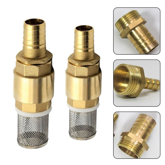 NONRETURN VALVE SUCTION Strainer Foot Valve Hose Connection 19/25mm 3