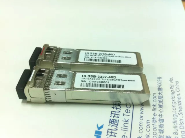 SFP-10G-BX40U-I/SFP-10G-BX40D-I Cisco Compatible Pair of BiDi SFP+ 10G 40KM