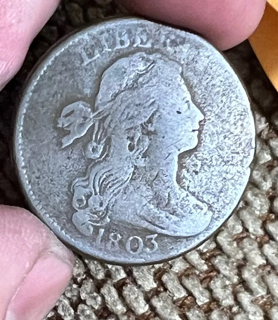 🔥 Cheap 1803 Draped Bust Large Cent  S- 262