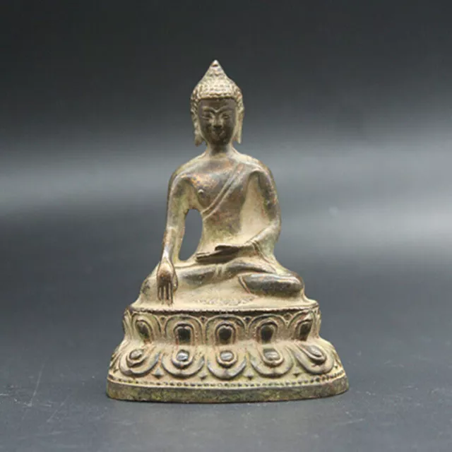 Beautiful Old Tibet Tibetan Bronze Buddhism Buddha statue Exorcism peace wealth