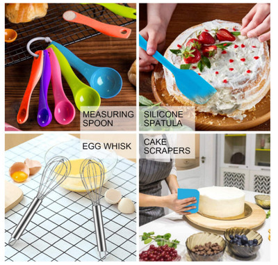 per Accessori per Friggitrice 3,7-6,8QT Set di 17Pezzi Accessori Universali Include Padella Antiaderente Tappetino in Silicone Vassoio per Pizza ATopoler 20CM Accessori per Friggitrici ad Aria 